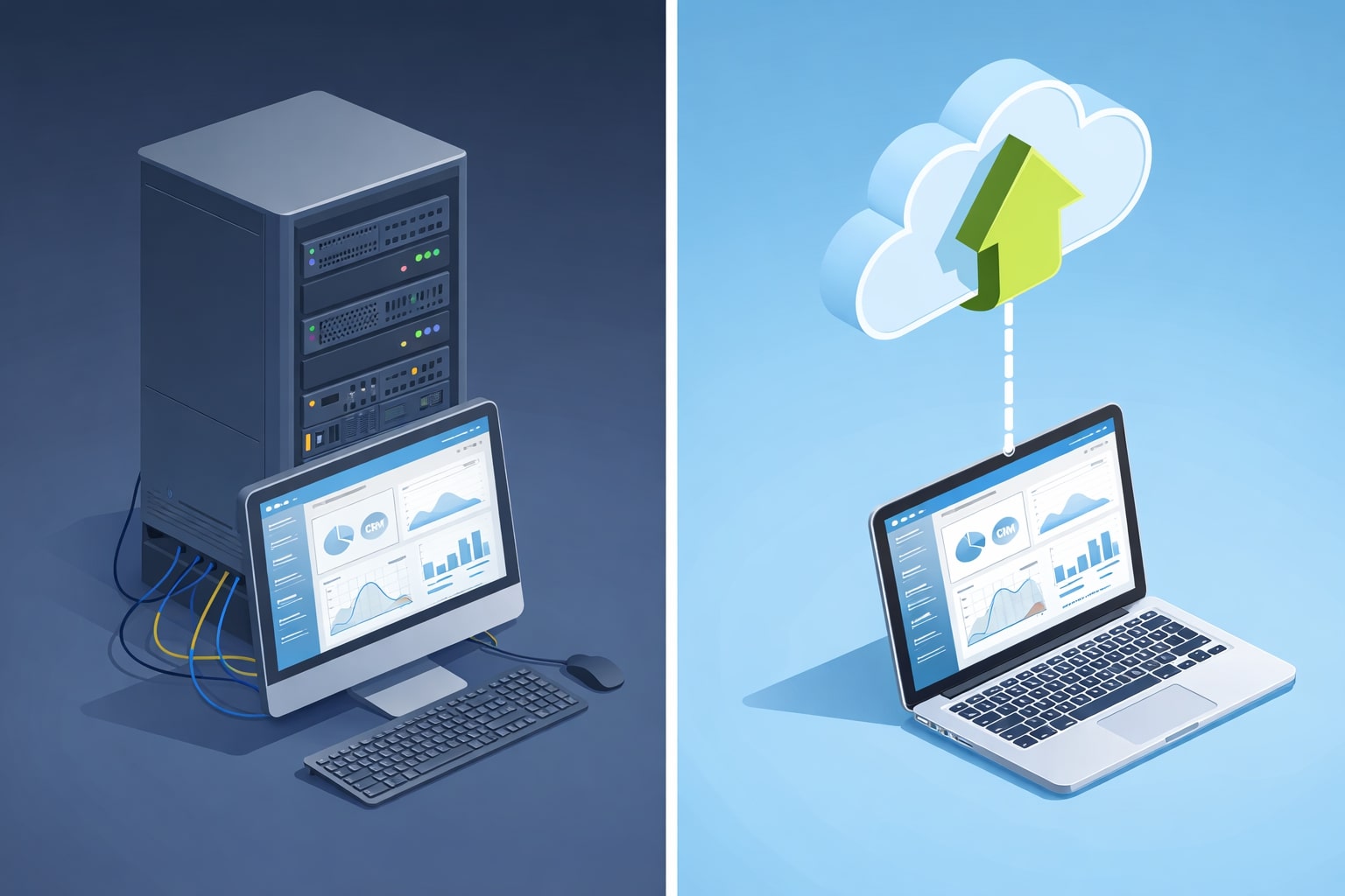 CRM in Cloud o in Locale? Costi e Vantaggi